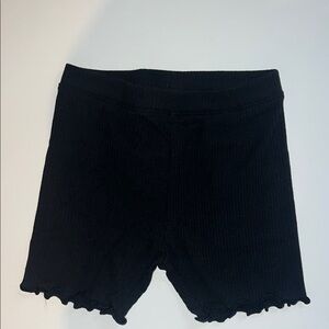 Old Navy girl 4T NWT Black Ribbed Shorts